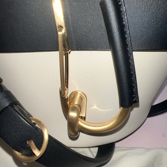 Zac Posen Belay Leather Crossbody, Multi-Black ,NWT - Picture 2 of 10